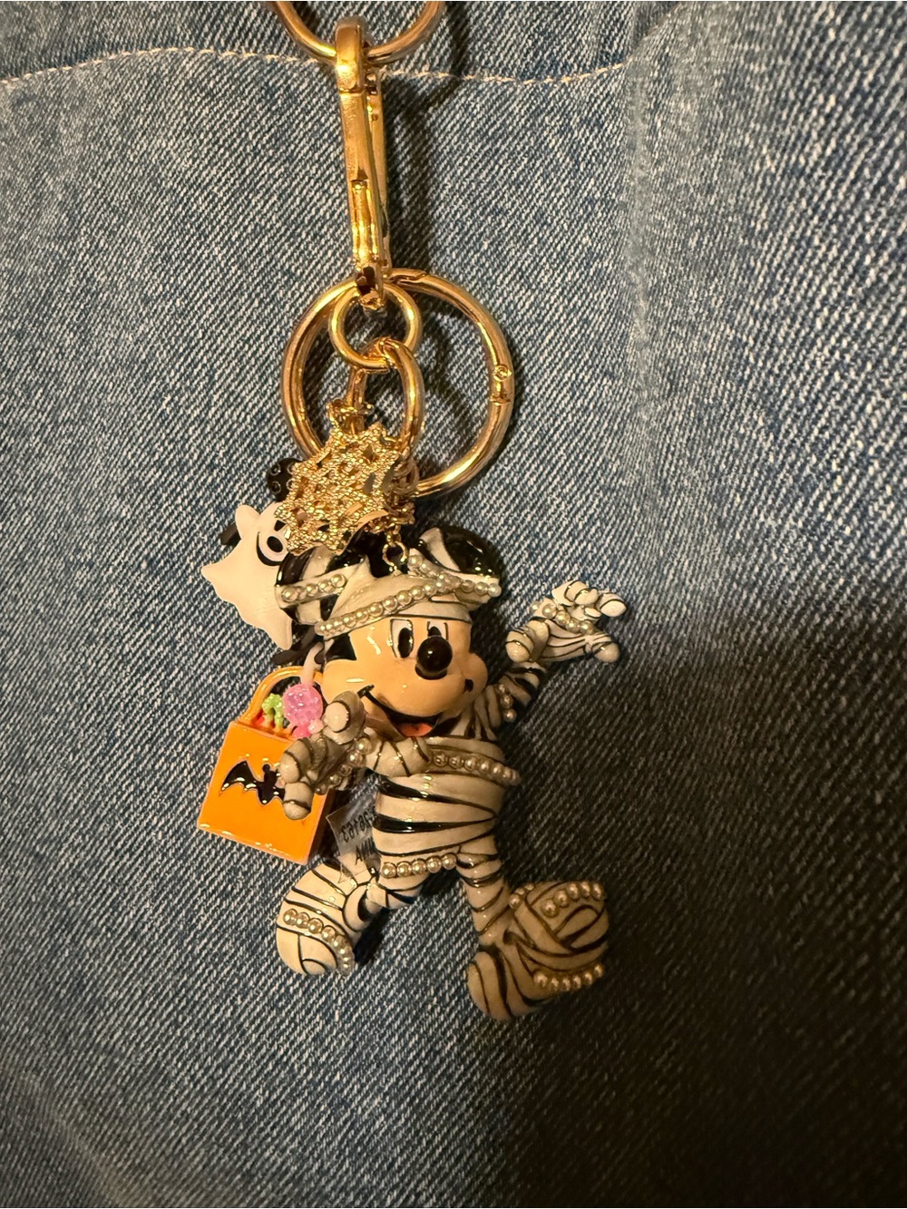 Mickey Mouse Mummy Halloween bag charm - Picture 5 of 7